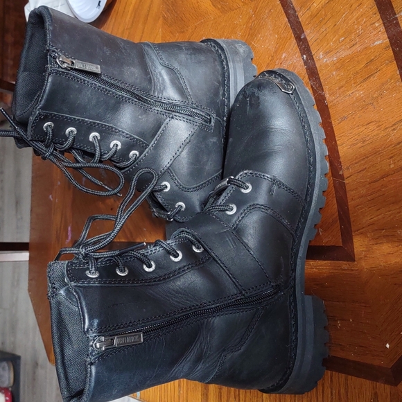 🚫SOLD🚫 Black Hardcore Harley Davidson boots size 10 - Picture 5 of 8